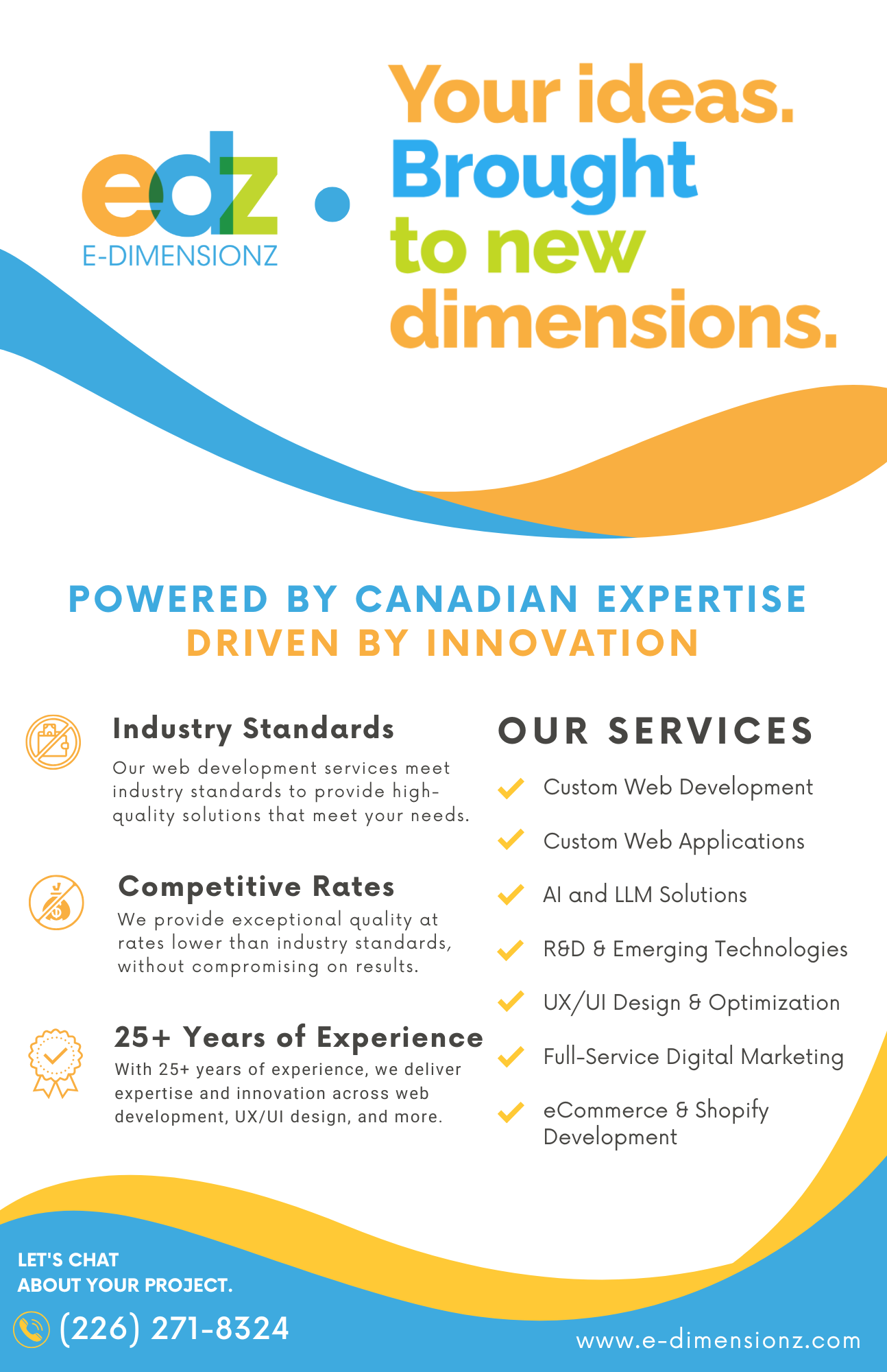 e-dimensionz Inc Flyer - Light