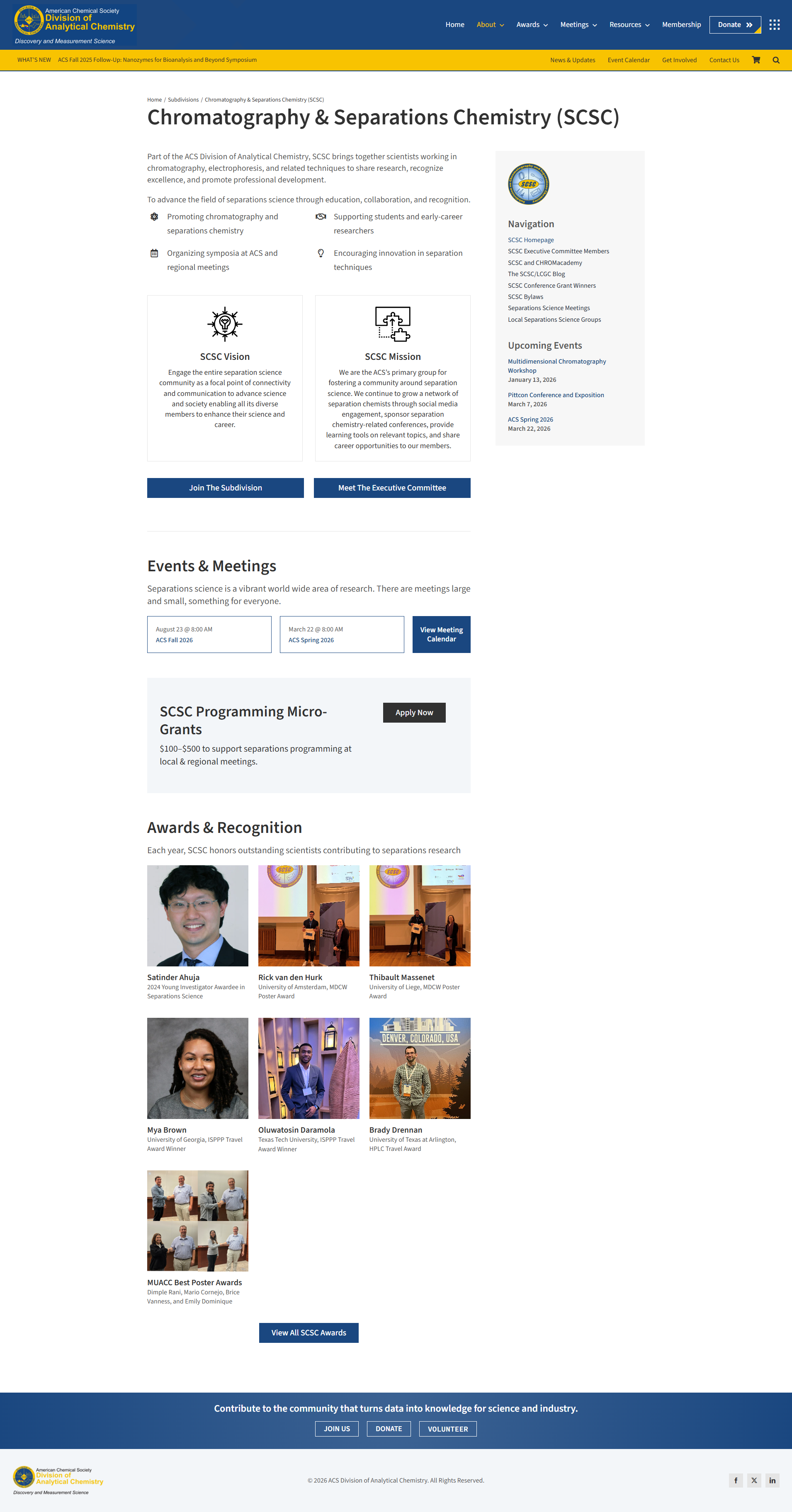 ACS Analytical Subdivisions